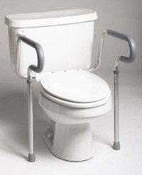 toilet safety frame